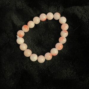 Elegant Pink Beaded Bracelet